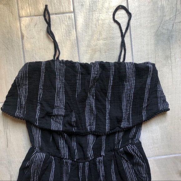 A new day striped layered ruffle wide leg jumsuit. Size S - Picture 5 of 8